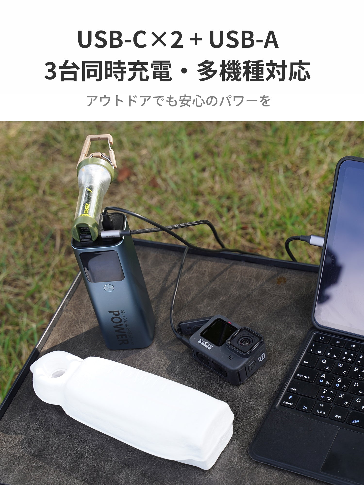 POWER X6 大容量 モバイルバッテリー ] 27000mAh 最大140W入出力 3